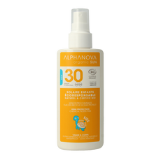 Alphanova Sun Sun bio kids spray SPF30 vegan 125 Milliliter