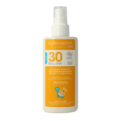 Alphanova Sun Sun bio kids spray SPF30 vegan 125.00 Milliliter