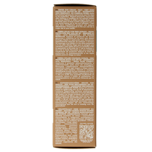 Alphanova Sun Sun bio tinted sunscreen cream golden SPF50+ 50 Gram