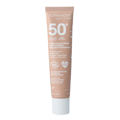 Alphanova skin Sun face Tinted Cream Light SPF50+ 40.00 Gram