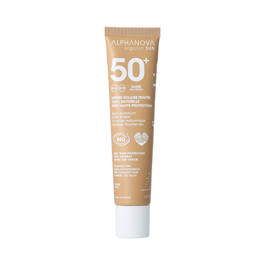 Alphanova Sun Sun bio tinted sunscreen cream golden SPF50+ 40.00 Gram