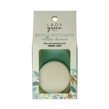 Lady Green Ultra soft cleansing brush for face 1.00 Stuks