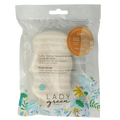 Lady Green Konjac lichaamsspons crushed walnut 1.00 Stuks
