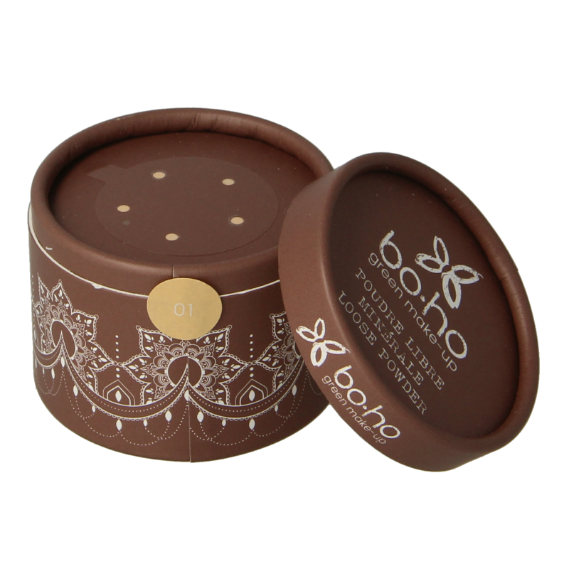Boho green makeup Mineral loose powder beige clair 01 10 Gram