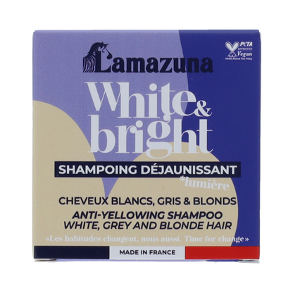 Lamazuna Shampoo bar white hair d'indigo powder 70.00 Gram