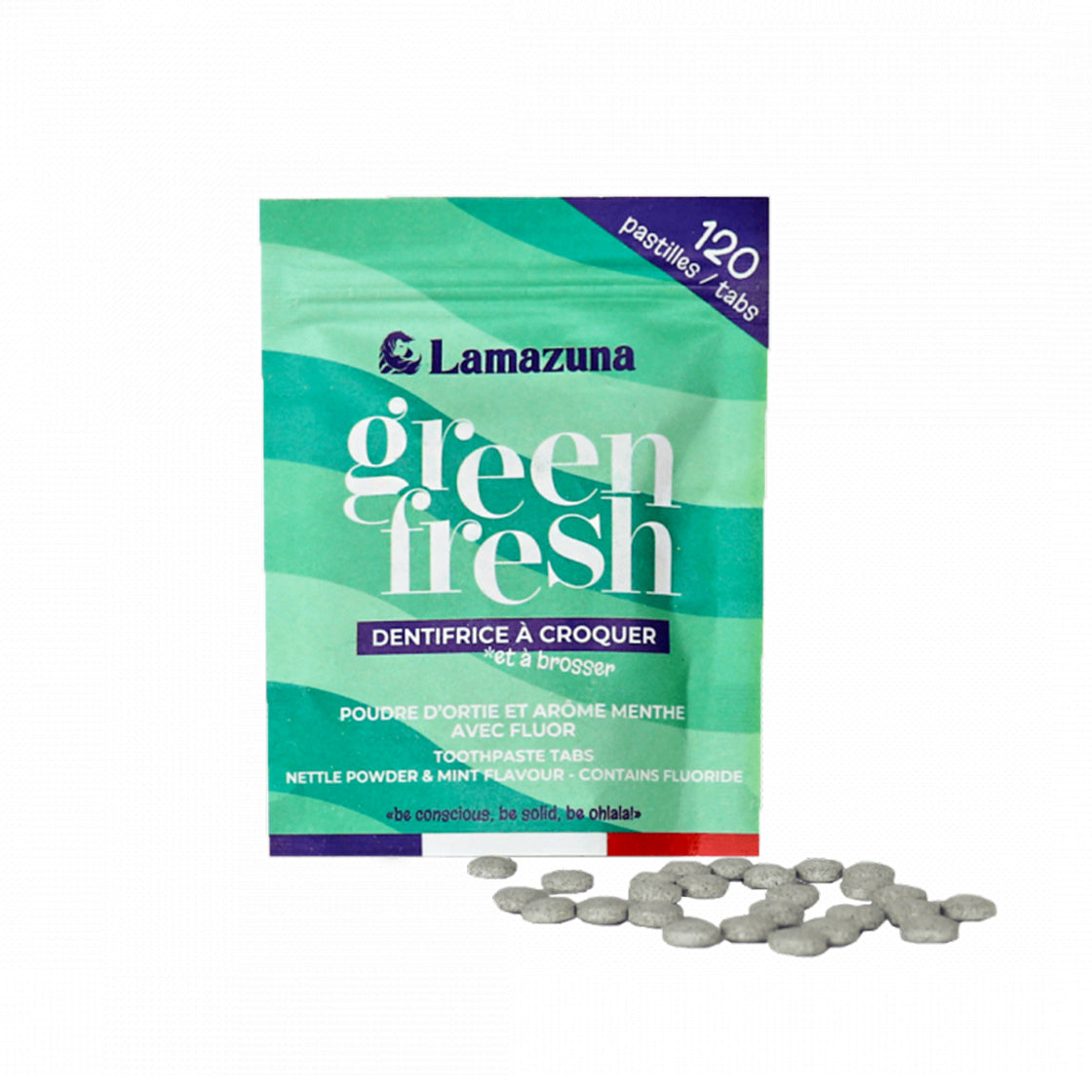 Neem Toothpast Lamazuna Toothpaste tablets greenfresh nettle mint bio 30.00 Gram ...