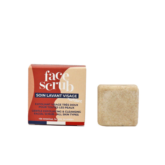 Lamazuna Cleansing face scrub bar all skin types 30 Gram