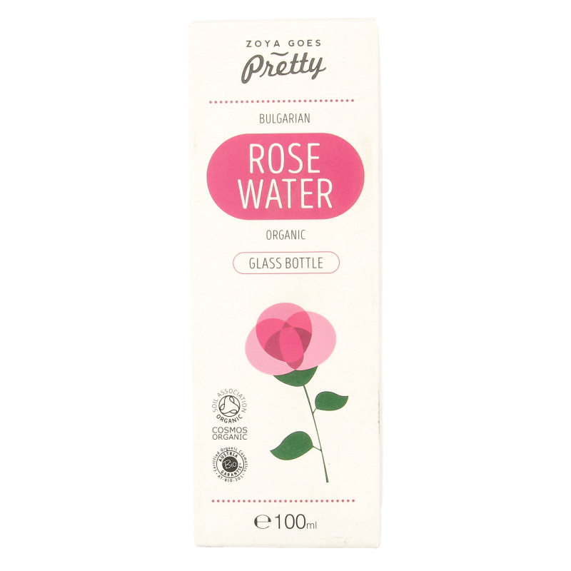 Zoya Goes Pretty Organic rose water glass bottle 100 Milliliter