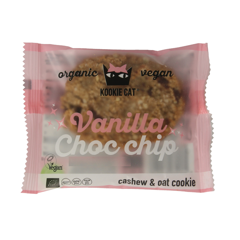 Kookie Cat Vanilla chocolate chip bio 50 Gram