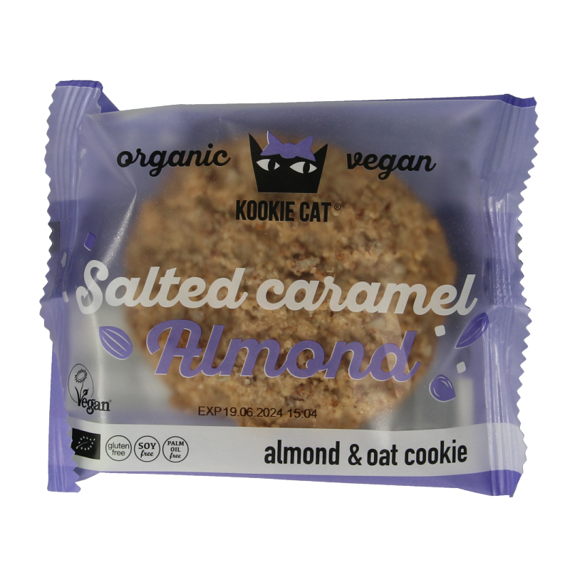 Kookie Cat Salted caramel & almonds bio 50 Gram