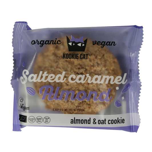 Kookie Cat Salted caramel & almonds bio 50.00 Gram