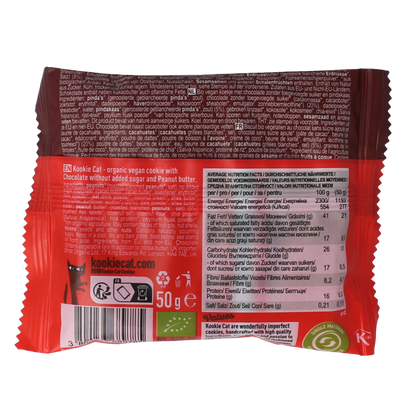 Kookie Cat Peanutbutter bio 50 Gram