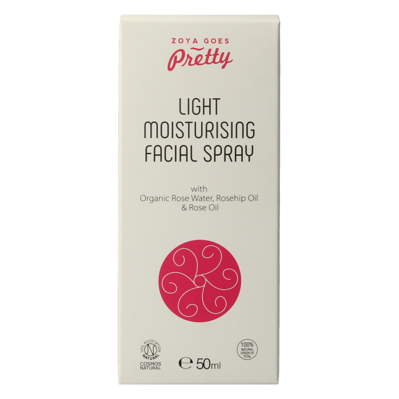 Zoya Goes Pretty Light moisterizing facial spray 50 Milliliter