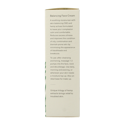 Hemptouch Balancing face cream 50.00 Milliliter