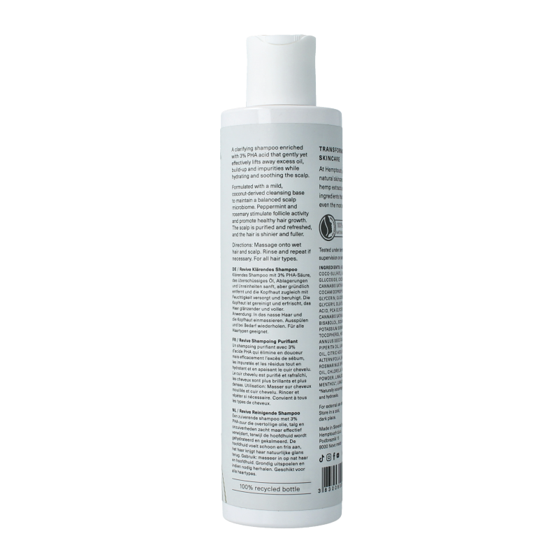 Hemptouch Revive cleansing shampoo 250 Milliliter
