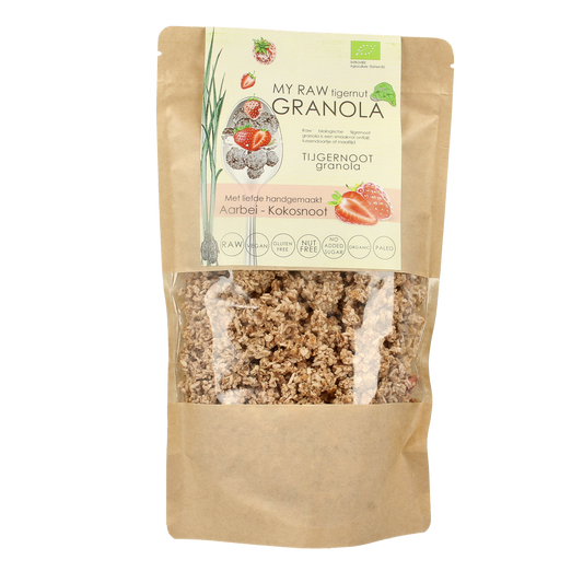 Vitiv Tijgernoot granola aardbei/kokosnoot bio 230.00 Gram