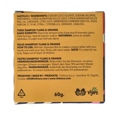 Tinktura Shampoo bar ylang/orange 1.00 Stuks