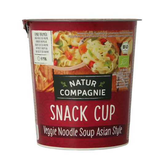 Natur Compagnie Op=Op Cupnoodles Asia vegetable bio 55.00 Gram