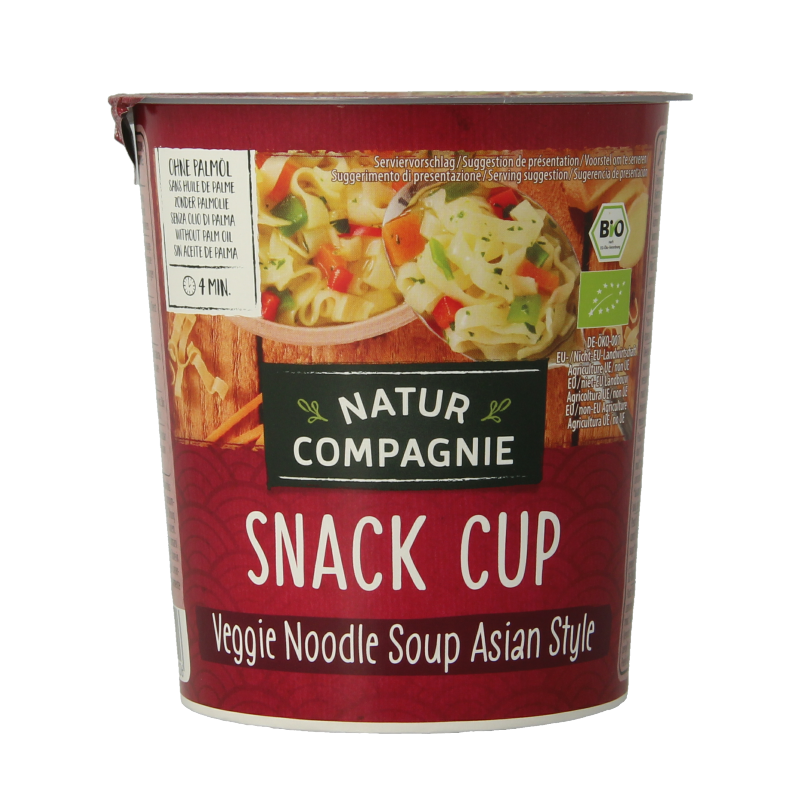 Natur Compagnie Cupnoodles Asia vegetable bio 55 Gram