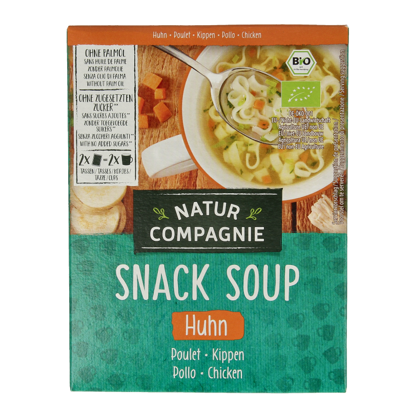 Natur Compagnie Instant soup kip bio 34 Gram
