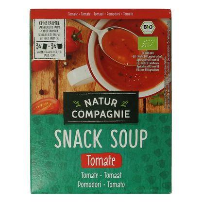 Natur Compagnie Fixe tasse instant soep tomaat bio  60.00 Gram