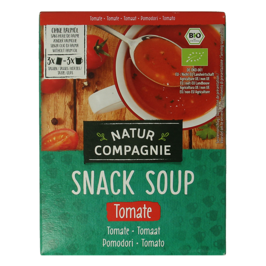 Natur Compagnie Fixe tasse instant soep tomaat bio  60 Gram