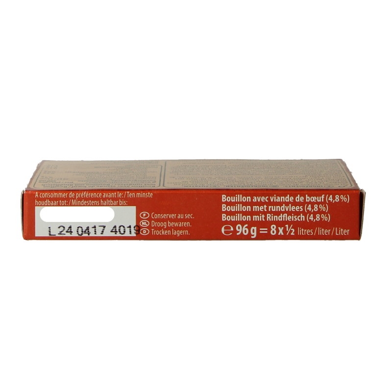 Natur Compagnie Rundvleesbouillon blokjes bio 8 Stuks