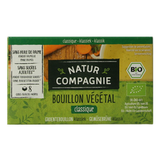 Natur Compagnie Groentebouillonblokjes met zout bio 84.00 Gram