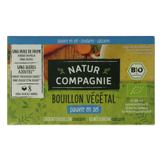 Natur Compagnie Groentebouillon zonder zout bio 68.00 Gram