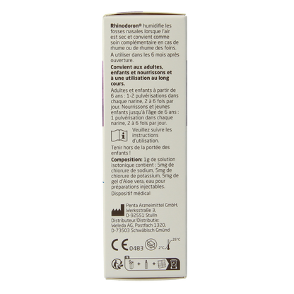 Weleda Rhinodoron neusspray 20.00 Milliliter
