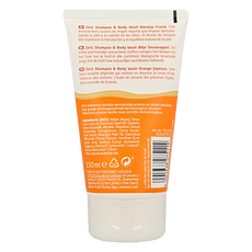 Weleda Kids 2-in-1 shampoo & bodywash blije sinaasappel 150 Milliliter