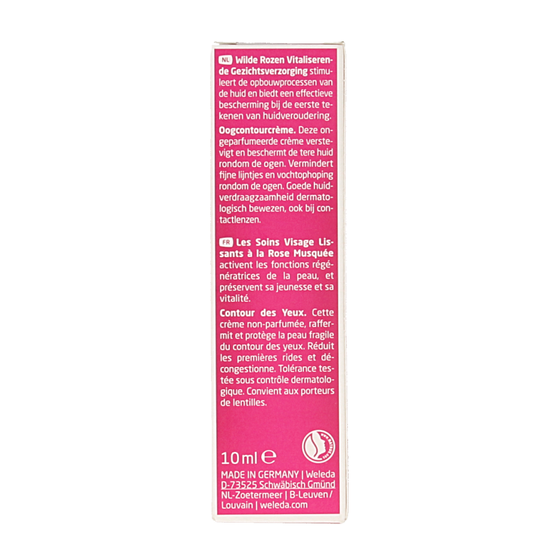 Weleda Wilde rozen vitaliserende oogcontourcreme  10 Milliliter