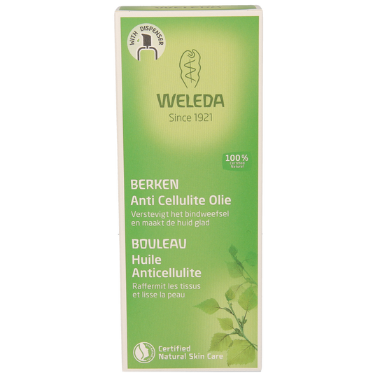 Weleda Berken anti cellulite olie 100.00 Milliliter