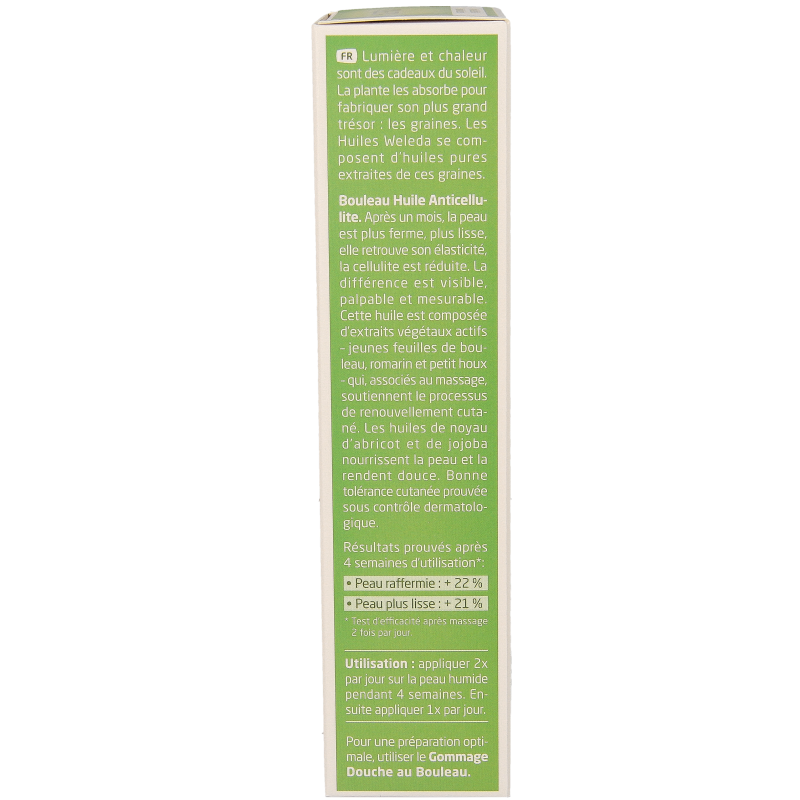 Weleda Berken anti cellulite olie 100 Milliliter