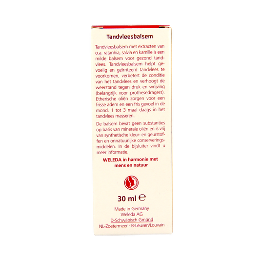 Weleda Oral care tandvlees balsem 30.00 Milliliter