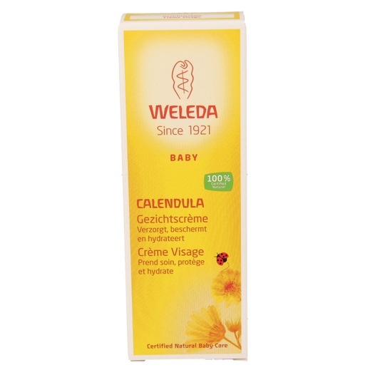 Weleda Calendula baby gezichtscreme 50 Milliliter