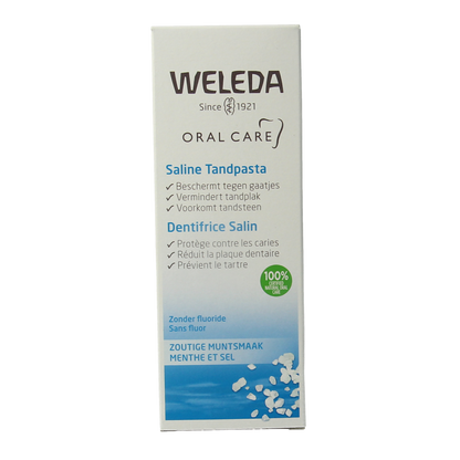 Weleda Oral care saline tandpasta 75.00 Milliliter
