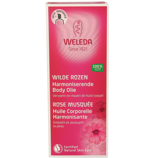 Weleda Wilde rozen harmoniserende body olie 100 Milliliter