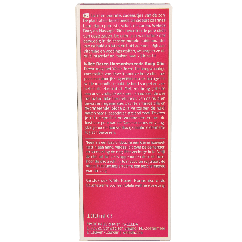 Weleda Wilde rozen harmoniserende body olie 100 Milliliter