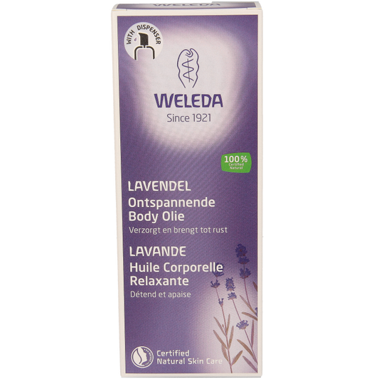 Weleda Lavendel ontspannende body olie 100 Milliliter