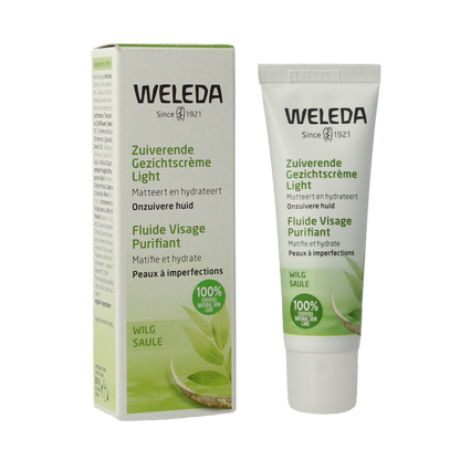 Weleda Wilg zuiverende gezichtscreme light 30 Milliliter