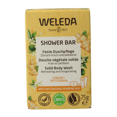 Weleda Shower bar ginger + petitgrain 75.00 Gram
