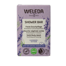 Weleda Shower bar lavender + vetiver 75.00 Gram