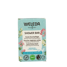 Weleda Shower bar geranium + litsea cubeba 75 Gram