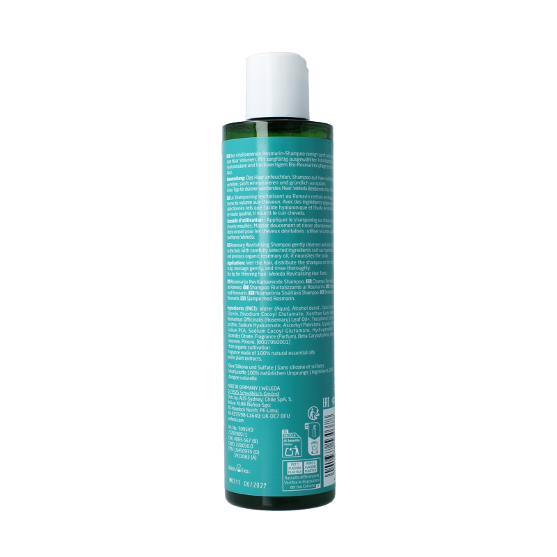 Weleda Rozemarijn revitaliserende shampoo 250 Milliliter