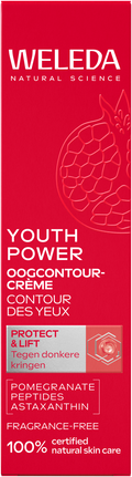 Weleda Youth power oogcreme granaatappel astaxanthine 12.00 Milliliter