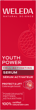 Weleda Youth power serum granaatappel astaxanthine 30.00 Milliliter