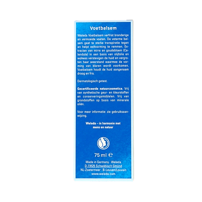 Weleda Voetbalsem 75 Milliliter