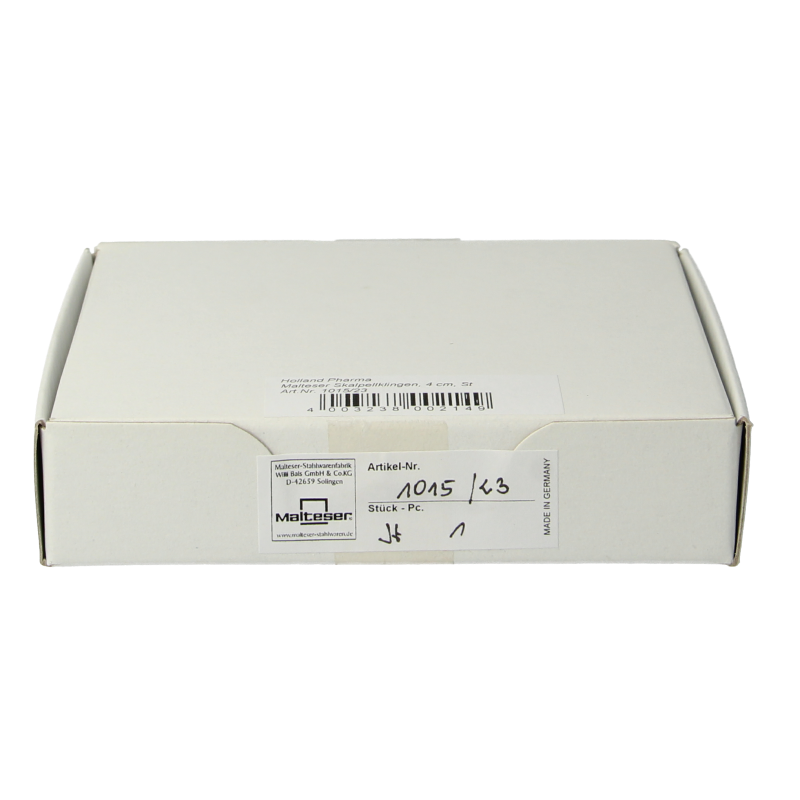 Malteser Scalpelmesjes 4cm steriel 1015/23 100 Stuks