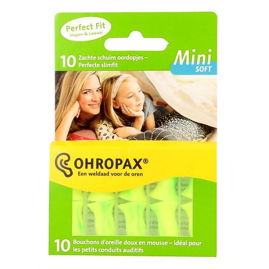 Ohropax Soft geluid mini 10 Stuks